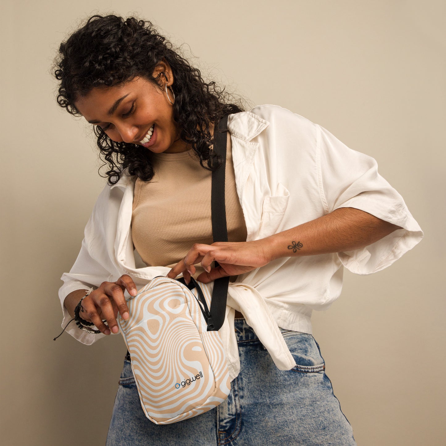Bass Waves crossbody bag