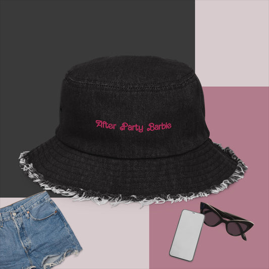 After Party Barbie denim bucket hat