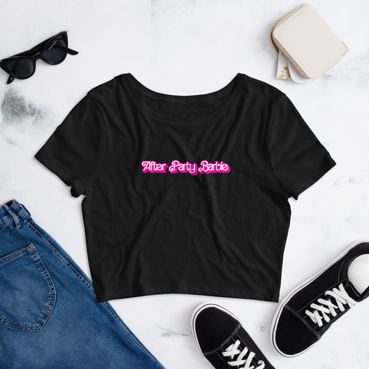 After Party Barbie crop tee