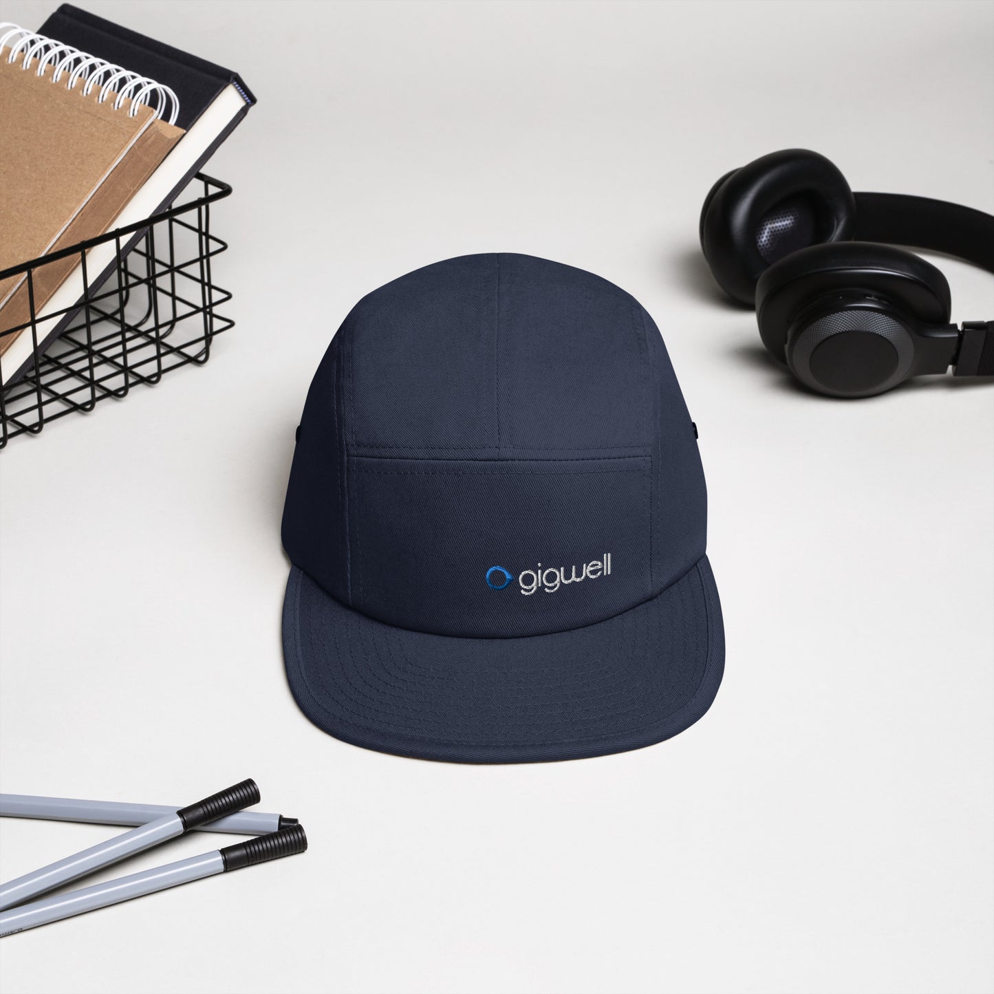 Five-Panel Logo Cap