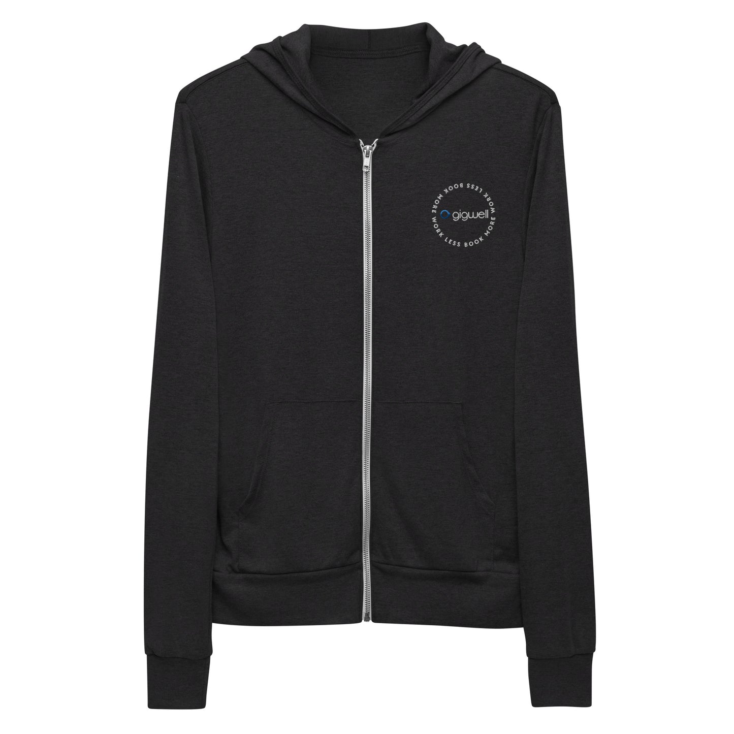 Embroidered Zip Hoodie (Unisex)